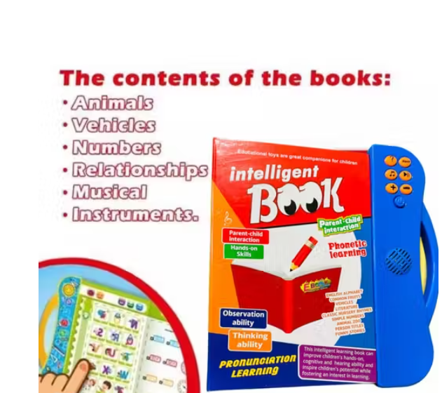Activities Learning Book Electronic Kids Bug Intelligence Book For Kids